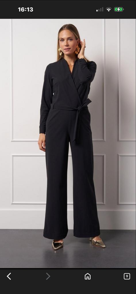 Nadia Studio Anneloes Jumpsuit - Zwart - Maat XL, Kleding | Dames, Jumpsuits, Ophalen of Verzenden, Maat 46/48 (XL) of groter