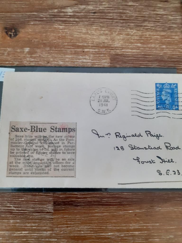 Postzegels engeland, Verzenden