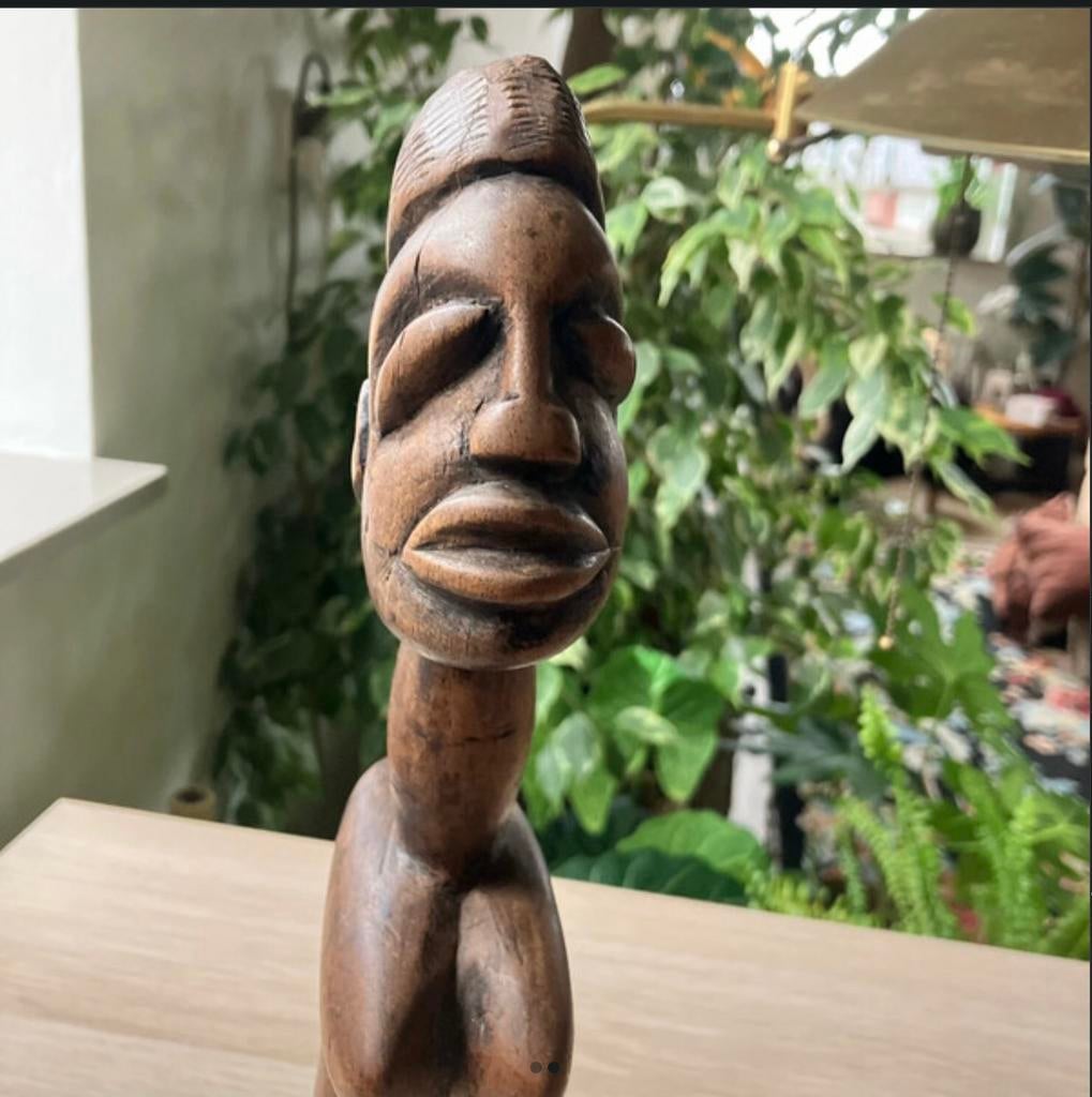Authentiek Afrikaans houtsnijwerk, Antiek en Kunst, Houtsnijwerk, Ophalen of Verzenden, Handgemaakt, 20 - 50 cm