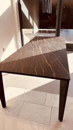 Montèl Nardo zwarte keramieke eetkamertafel, Huis en Inrichting, Tafels | Eettafels, Ophalen, 50 tot 100 cm, Vijf personen of meer