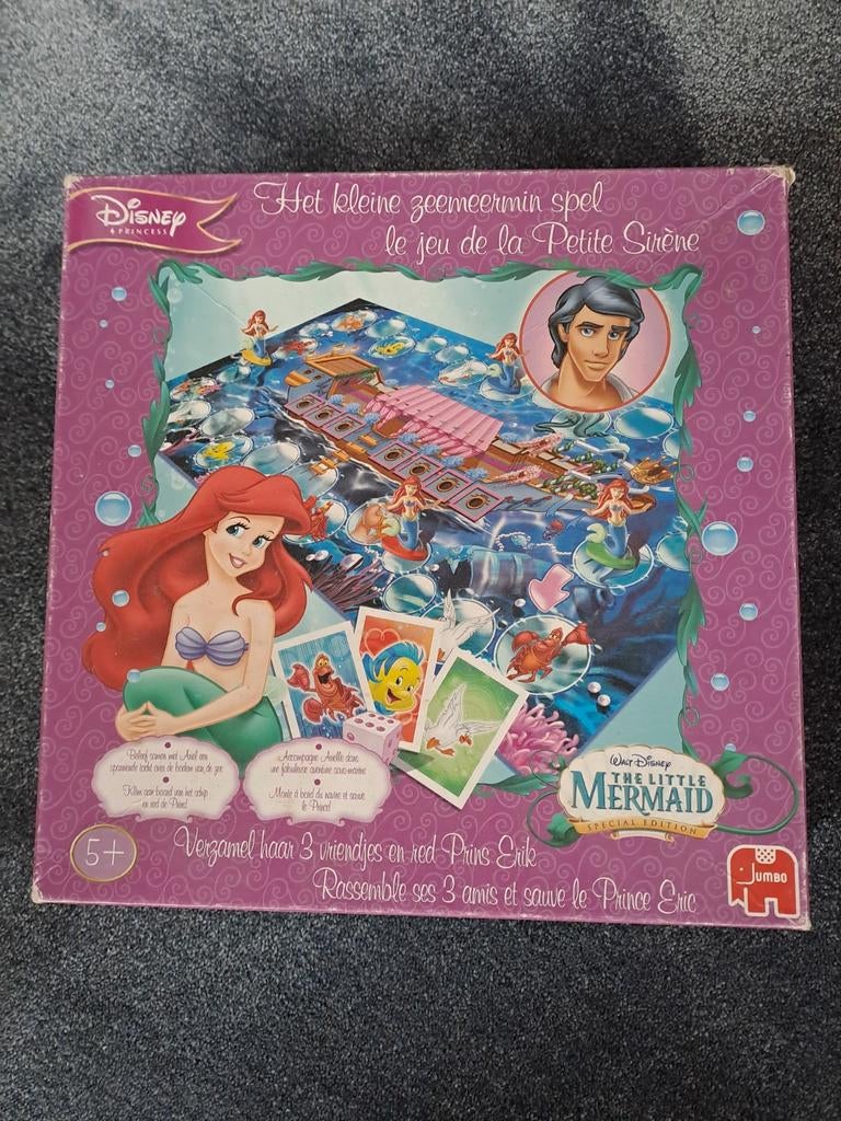 De Kleine Zeemeermin Bordspel Special Edition, Hobby en Vrije tijd, Gezelschapsspellen | Bordspellen, Een of twee spelers, Ophalen of Verzenden