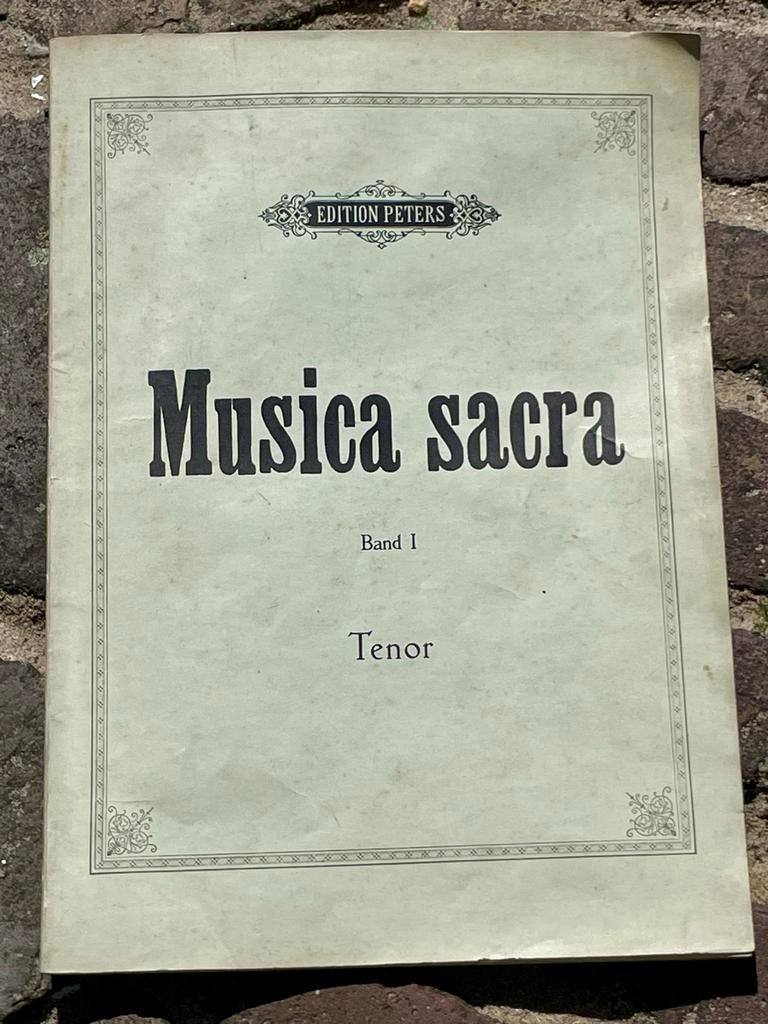 Musica Sacra Band 1 Tenor - Edition Peters, Muziek en Instrumenten, Bladmuziek, Gebruikt, Klassiek, Zang, Ophalen of Verzenden