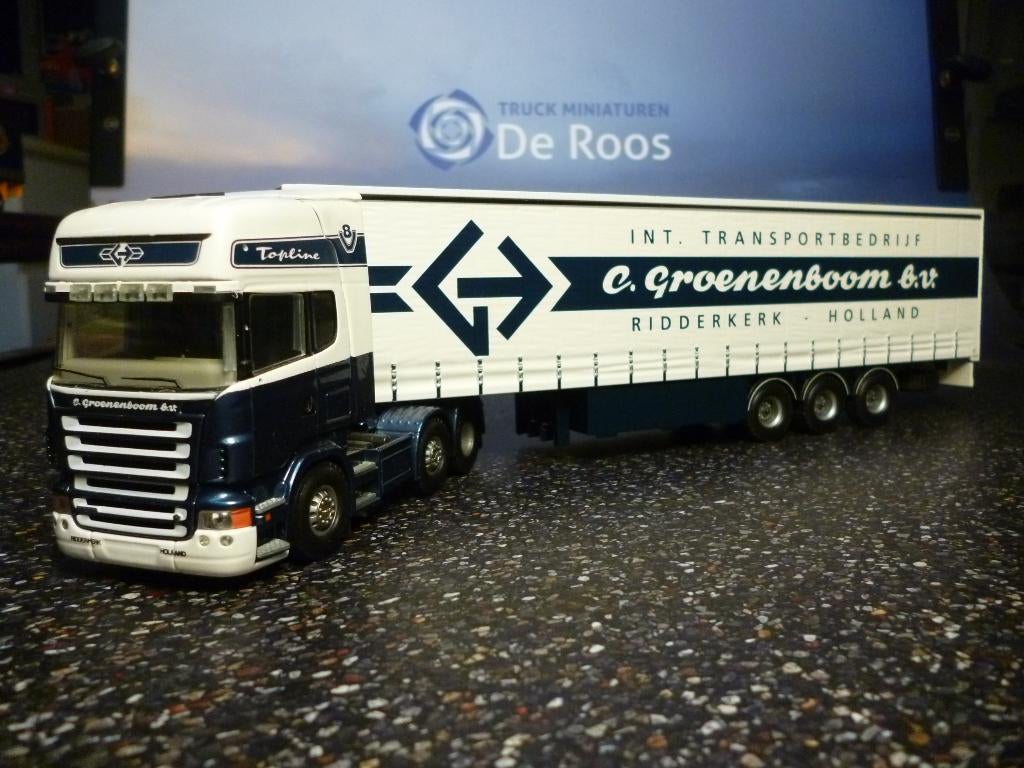 Tekno Scania R 500 C. Groenenboom, Ophalen of Verzenden, Nieuw, Bus of Vrachtwagen, Tekno