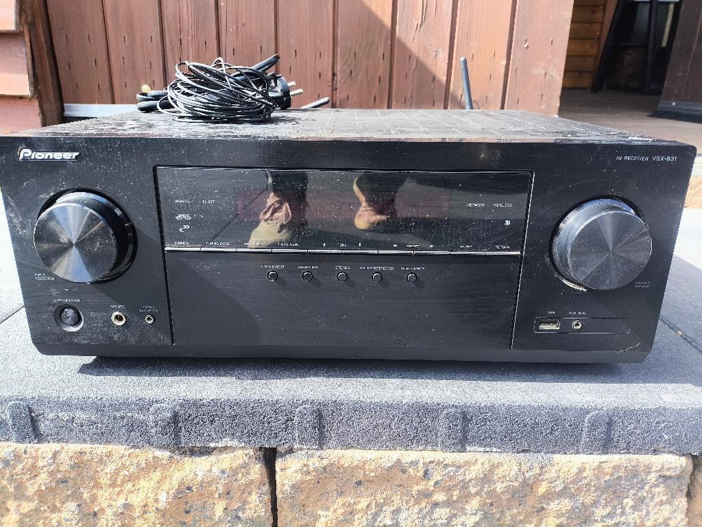 Pioneer AV Receiver VSX-831 incl. boxen, Audio, Tv en Foto, Versterkers en Receivers, Ophalen, Gebruikt, Pioneer, 120 watt of meer
