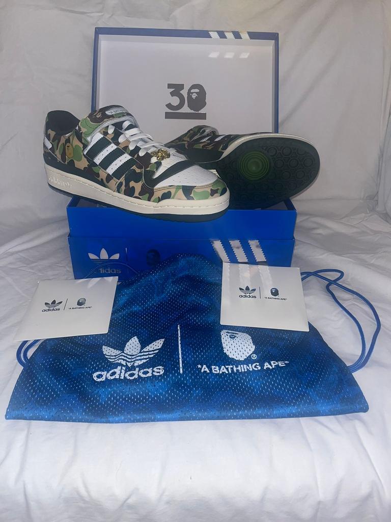 Adidas bape forum 84 low 44, Ophalen of Verzenden, Nieuw, Overige kleuren
