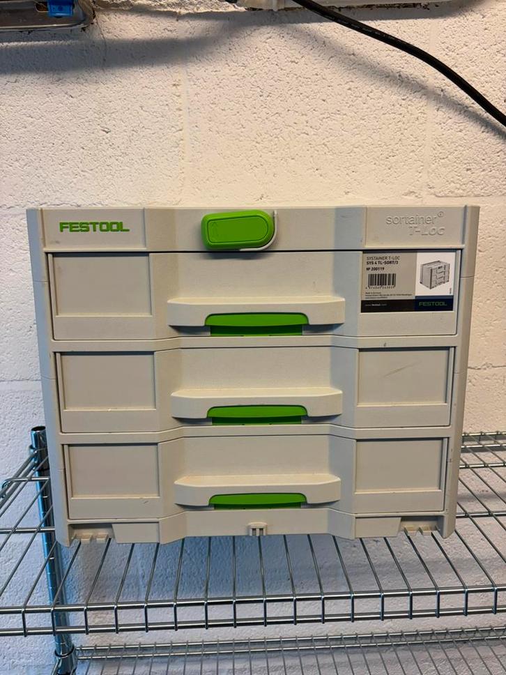 Festool sortainer systainer 3 lades, Doe-het-zelf en Verbouw, Gereedschapskisten, Zo goed als nieuw, Ophalen