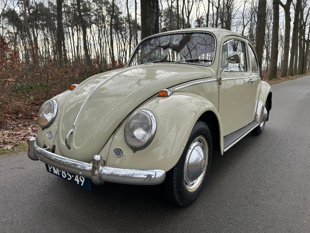 Volkswagen Kever 1200 uit 1965, Auto's, Oldtimers, Volkswagen, Beige, Bedrijf, Handgeschakeld