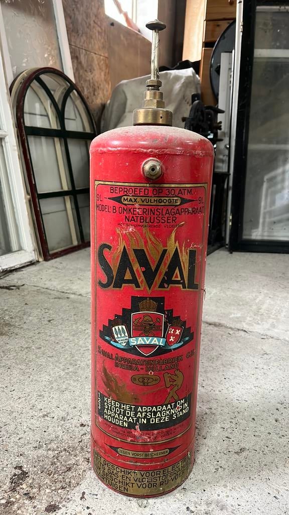 Vintage  brandblusser, Huis en Inrichting, Brandblussers en Brandkasten, Ophalen, Gebruikt