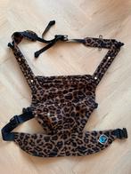 Artipoppe draagzak luipaardprint, Buik of Rug, Zo goed als nieuw, Draagzak, Ophalen