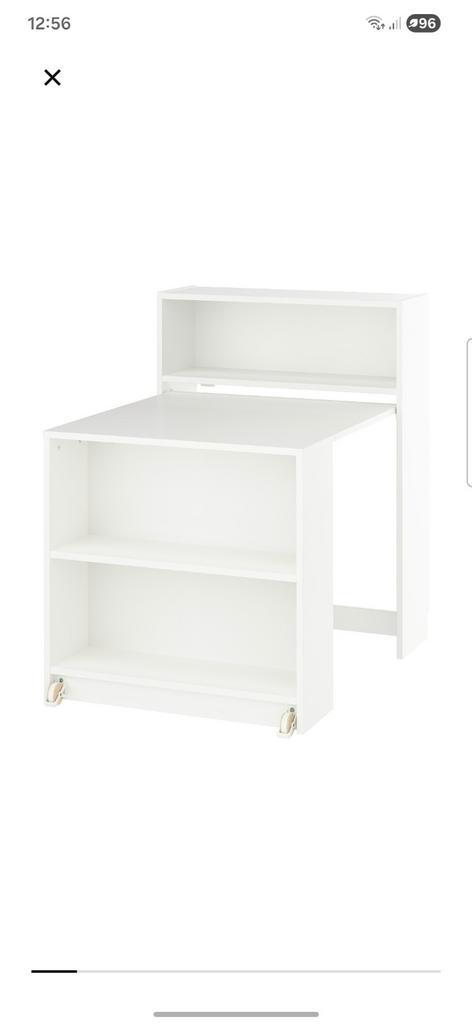 Billy uitklapbare boekenkast tafel, Huis en Inrichting, Kasten | Boekenkasten, Zo goed als nieuw, 50 tot 100 cm, 200 cm of meer