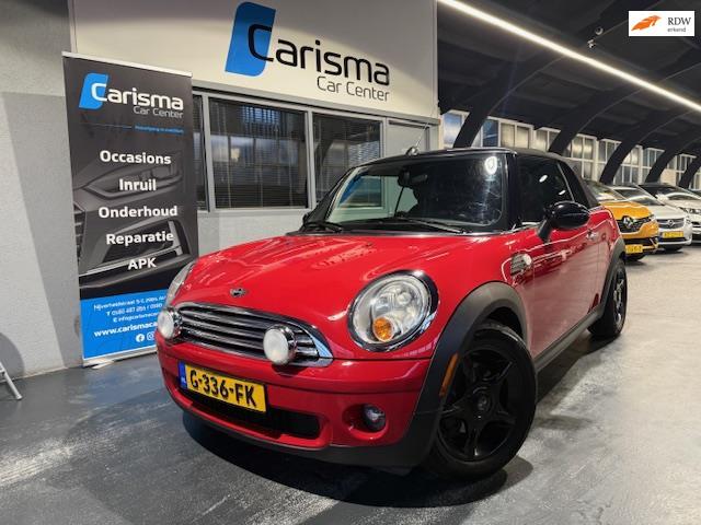 Mini Mini 1.6 Cooper Cabrio Cruise|Airco|Leder, Voorwielaandrijving, Gebruikt, 4 cilinders, 4 stoelen