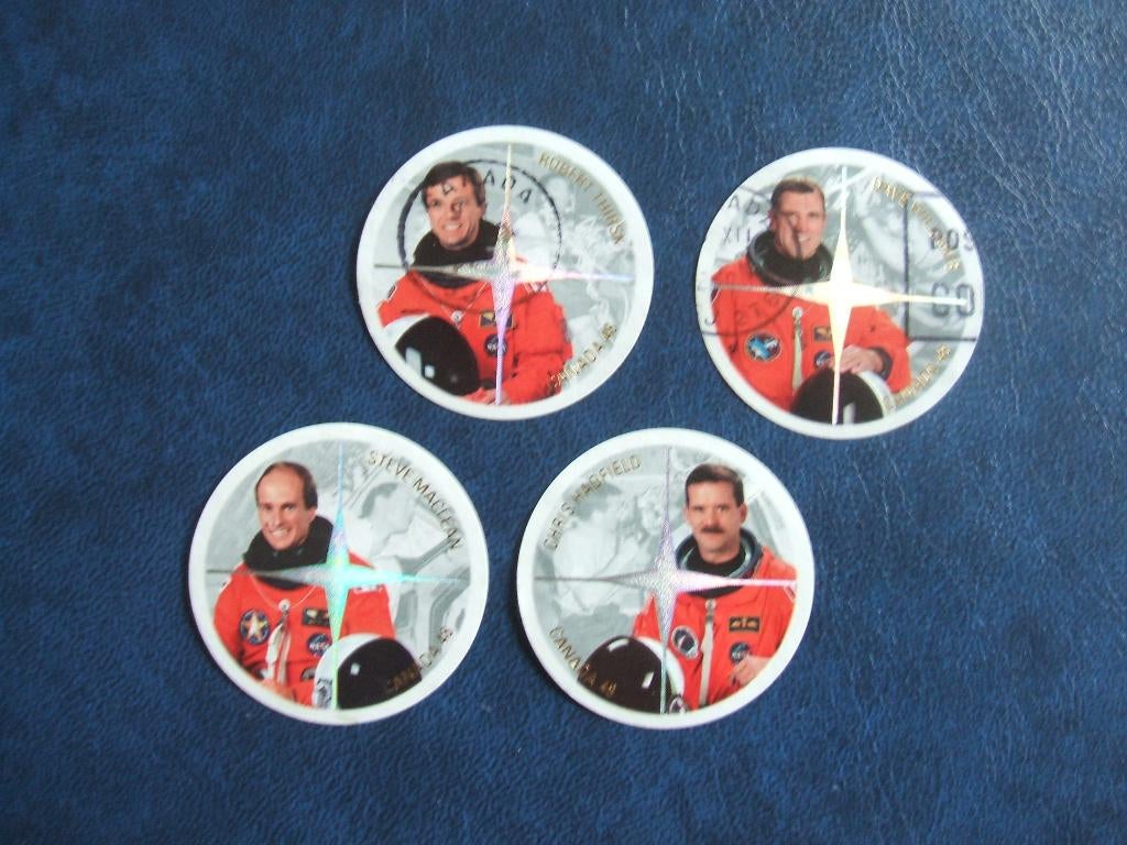 Canada astronauten, Postzegels en Munten, Ophalen of Verzenden, Gestempeld, Noord-Amerika