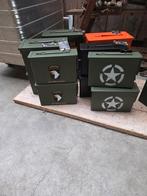 Nieuwe metalen munitiekisten. 30 en .50 cal diverse prints, ., Ophalen of Verzenden, ., Nederland