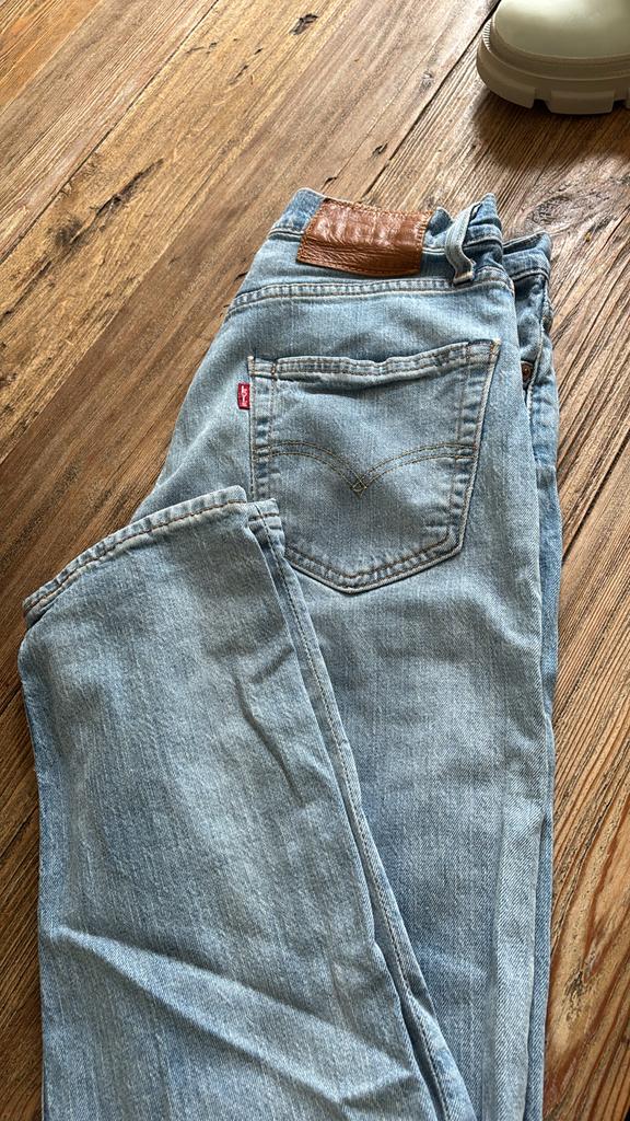 Vintage Levi's 502 spijkerbroek 29 lengte 32, Ophalen, Gedragen, Blauw, Overige jeansmaten