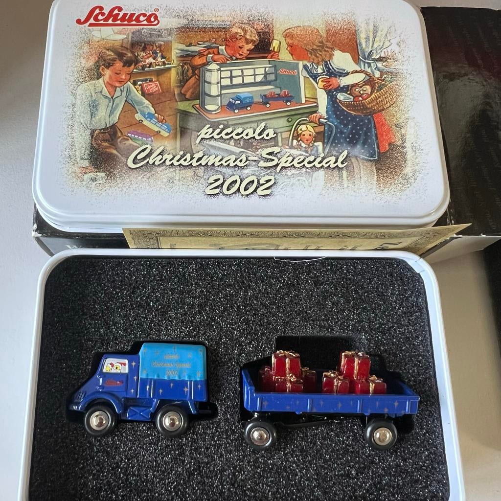 Schuco Piccolo Christmas Special 2002 in blikken doos, Verzenden, Zo goed als nieuw