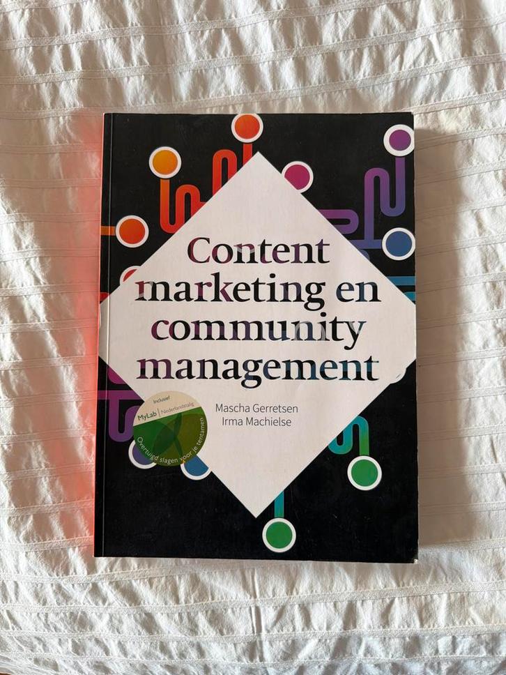 Contentmarketing en Community management - Mascha Gerretsen, Boeken, Economie, Management en Marketing, Gelezen, Economie en Marketing