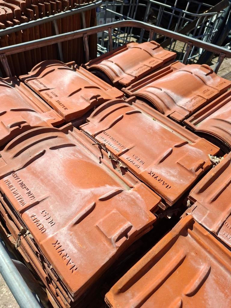 Topkwaliteit Narvik Depafa dakpannen - 2460 stuks, Hobby en Vrije tijd, Ophalen, Gebruikt