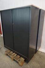 Zwarte archiefkast roldeurkast kantoorkast dossierkast, Niet ingevuld, Gebruikt, 100 tot 150 cm, 100 tot 150 cm