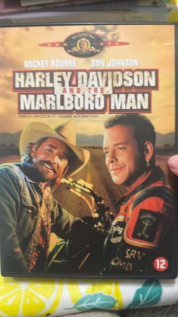 Harley Davidson and the marlboro man (dvd), Alle leeftijden, Ophalen of Verzenden, Zo goed als nieuw, Actie en Avontuur