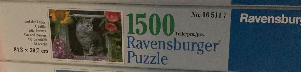 Ravenburg puzzel 1500, Ophalen, 500 t/m 1500 stukjes, Gebruikt, Legpuzzel