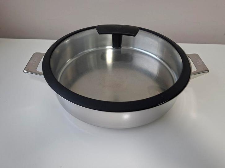 Siemens - simtronic - RVS Kookpan met Glazen Deksel, Huis en Inrichting, Keuken | Potten en Pannen, Zo goed als nieuw, Kookpan of Snelkookpan