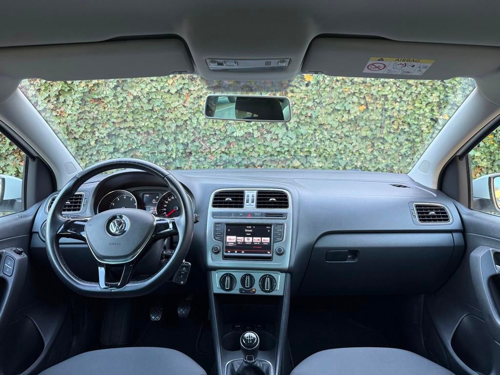 Volkswagen Polo 1.0 BlueMotion Edition | Airco | Cruise | Ap, Voorwielaandrijving, Stof, 95 pk, Wit