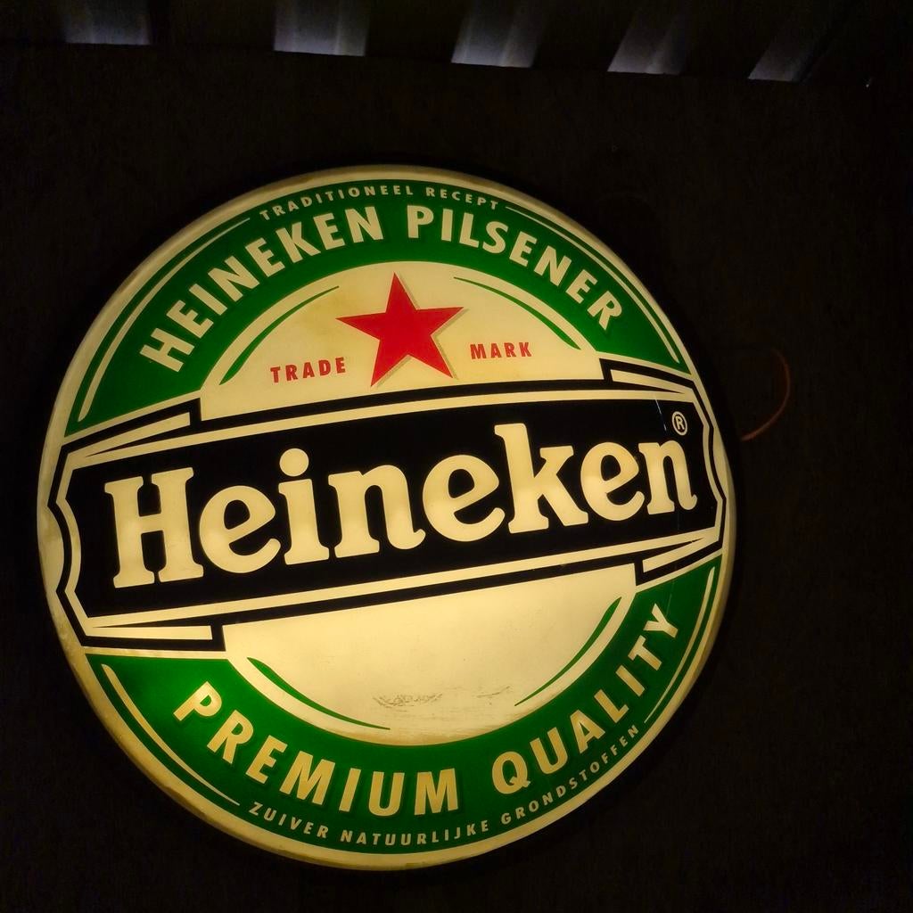 Heineken Lichtbak - Traditioneel Recept Pilsener, Verzamelen, Merken en Reclamevoorwerpen, Ophalen