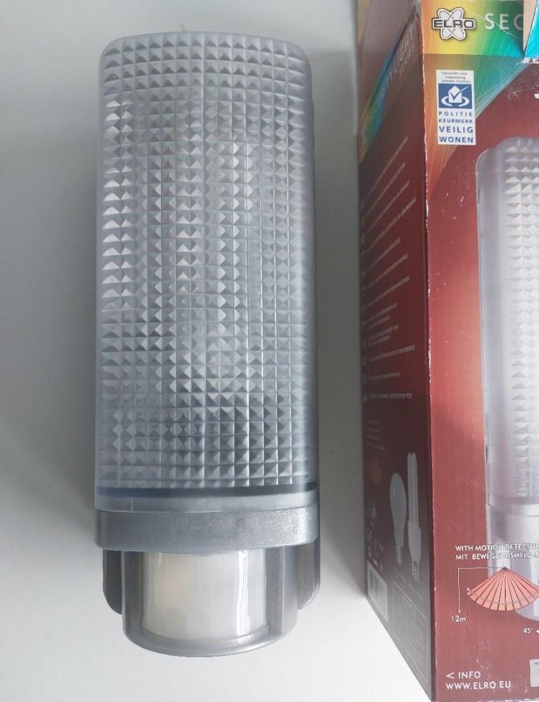 ELRO Buitenlamp met bewegingsmelder (NIEUW), Bewegingssensor, Minder dan 50 watt, Wandlamp, Nieuw
