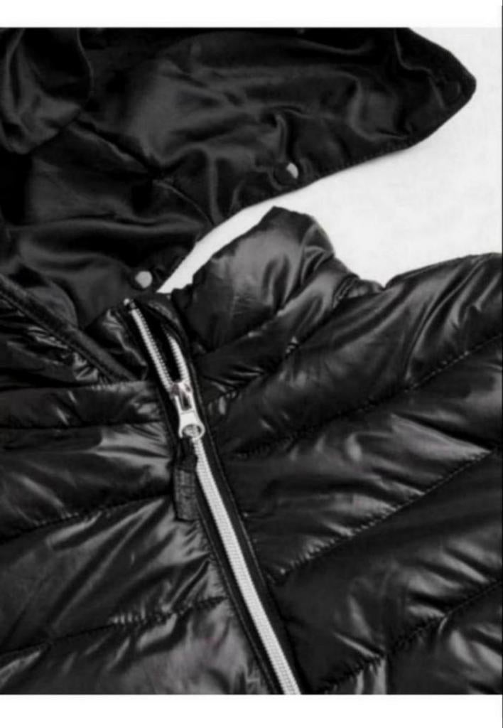 H&M Zwarte Tussenjas windjack Maat 164, Ophalen of Verzenden, Nieuw, Jongen of Meisje, Jas