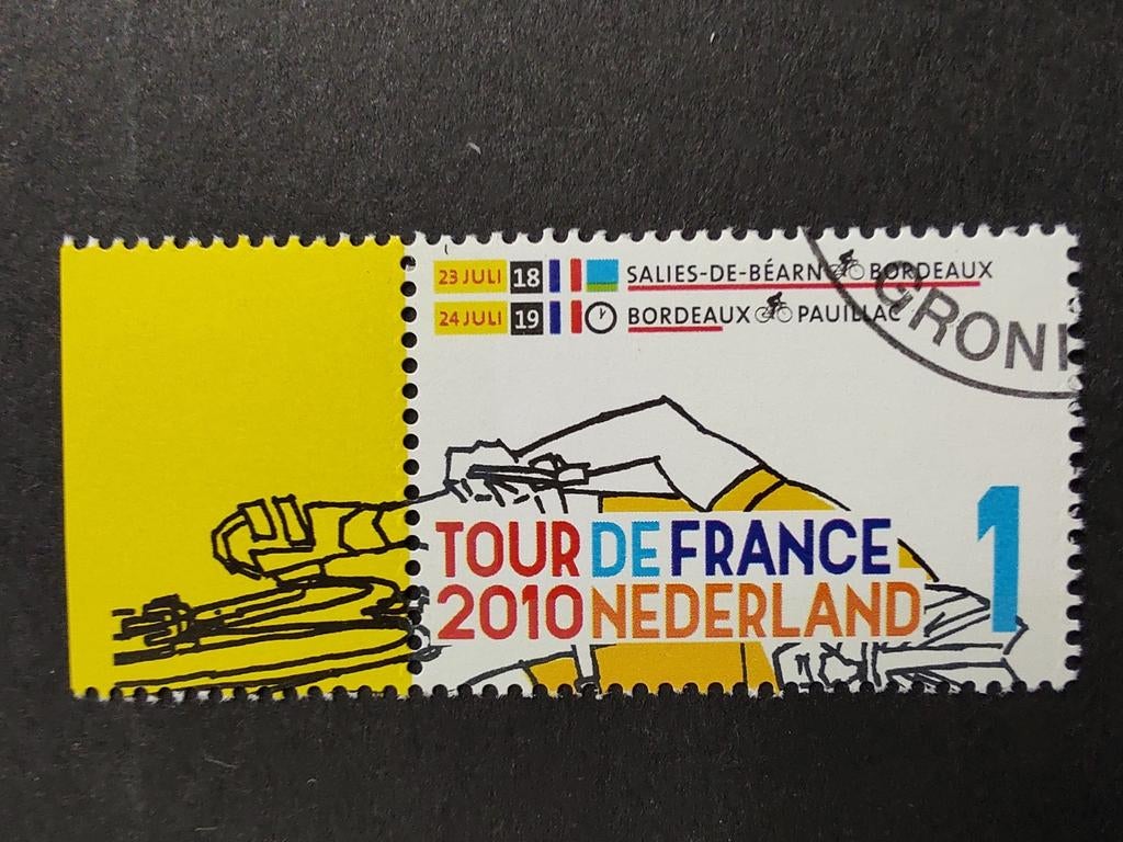 2726 tour de France 2010, Postzegels en Munten, Postzegels | Nederland, Ophalen of Verzenden
