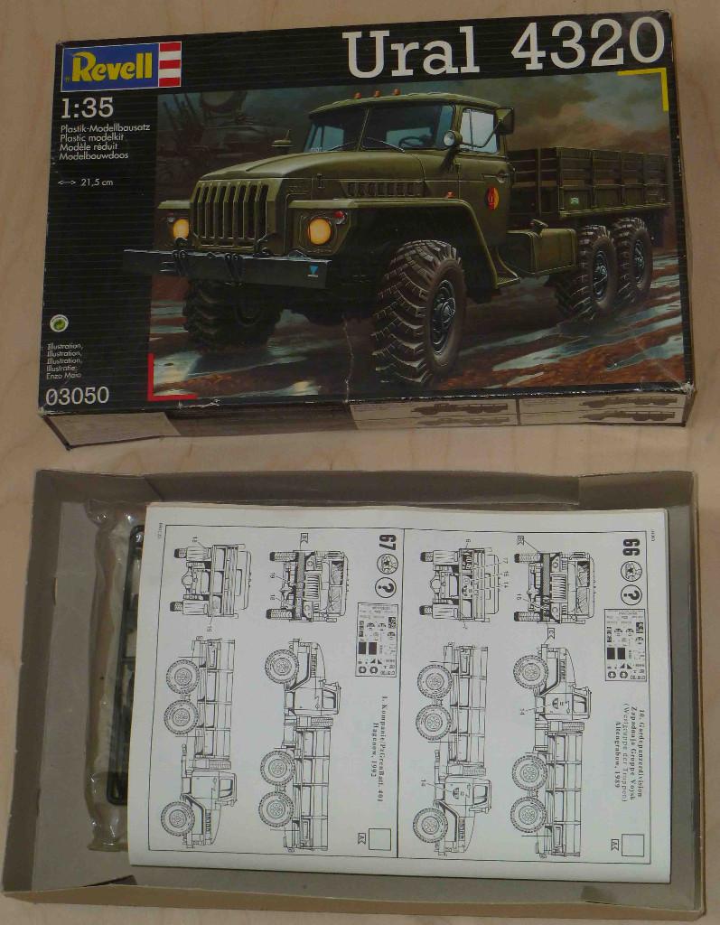 Ural 4320 (Revell), Hobby en Vrije tijd, Modelbouw | Auto's en Voertuigen, Ophalen of Verzenden, Zo goed als nieuw, Truck, 1:32 tot 1:50