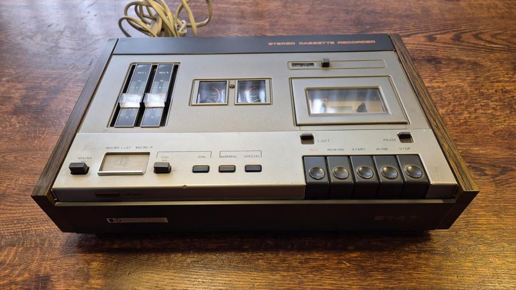 PYE Stereo Cassette Recorder 9147, Audio, Tv en Foto, Cassettedecks, Ophalen of Verzenden, Overige merken