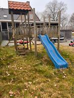 Speeltoestel met schommel en glijbaan, Kinderen en Baby's, Speelgoed | Buiten | Speeltoestellen, Ophalen of Verzenden, Gebruikt