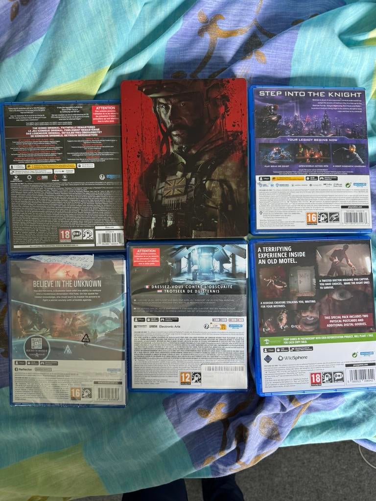 PS5 Game Bundel –6 Games –Steelbook & Geseald –Goede Staat, Ophalen of Verzenden, Zo goed als nieuw