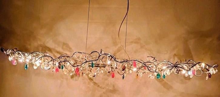 Harco loor design lamp Tiara Kite multicolor 20 lampjes  xxl, Ophalen, Zo goed als nieuw, Glas, 75 cm of meer