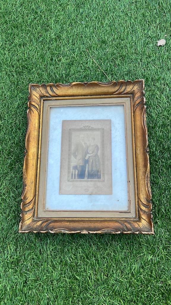 Zeer oude foto lijstjes vintage, Antiek en Kunst, Kunst | Schilderijen | Klassiek, Ophalen