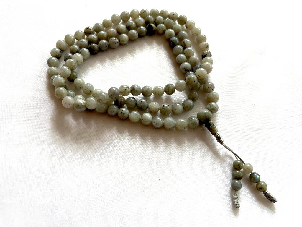 Tibetaanse gebedsmala uit labradoriet, Overige materialen, Verzenden, Nieuw, Nepalhandwerk.nl