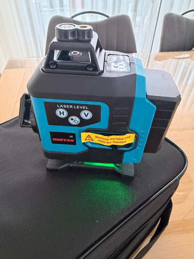 ONEVAN 16 Lines 4D Groene Laser Level – NIEUW, Doe-het-zelf en Verbouw, Meetapparatuur, Ophalen of Verzenden, Nieuw, Licht