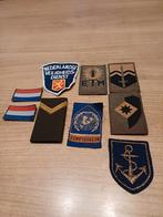 Diverse militaire emblemen en insignes - Verzameling, Ophalen of Verzenden, Overige soorten, Nederland, Embleem of Badge