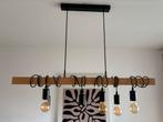 Eetkamer houten hanglamp, Ophalen, Zo goed als nieuw, Hout, 50 tot 75 cm
