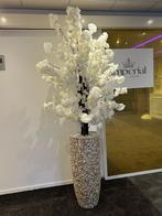 Luxe schelpenvazen met bloesemboom, Ophalen of Verzenden, Zo goed als nieuw