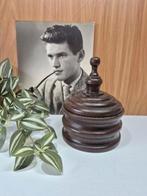 Houten tabakspot, Antiek en Kunst, Ophalen of Verzenden