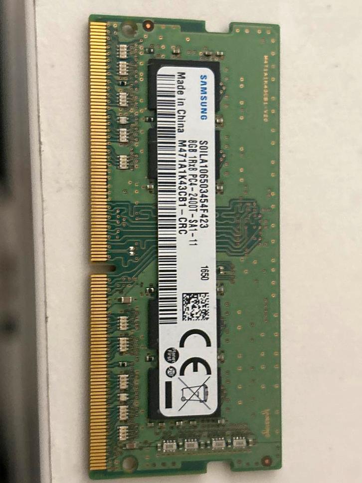2x 8GB DDR4 RAM (Samsung & SK Hynix) - Laptop Geheugen, Computers en Software, RAM geheugen, Gebruikt, Laptop, 8 GB, DDR4, Ophalen of Verzenden