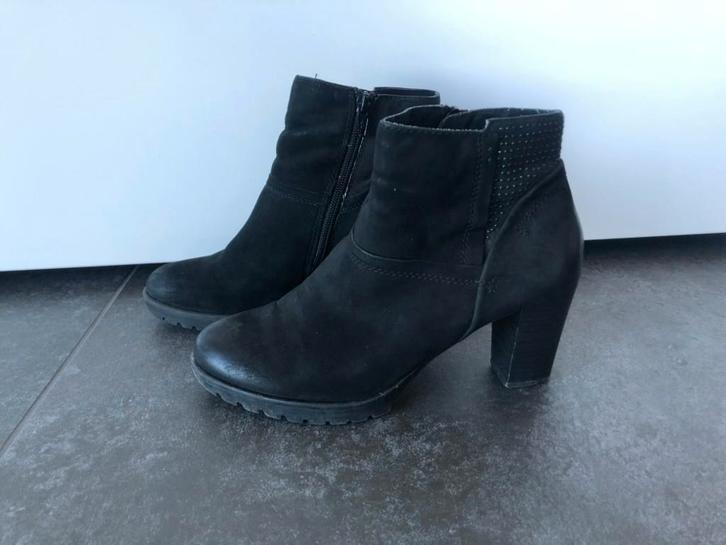 PIURE laarsjes, maat 37, Kleding | Dames, Schoenen, Gedragen, Lage of Enkellaarzen, Zwart, Verzenden