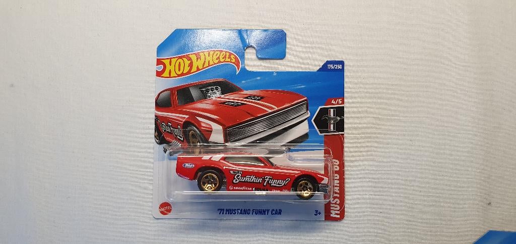 Hot Wheels 1971 Ford Mustang funny car, Ophalen of Verzenden, Nieuw, Auto