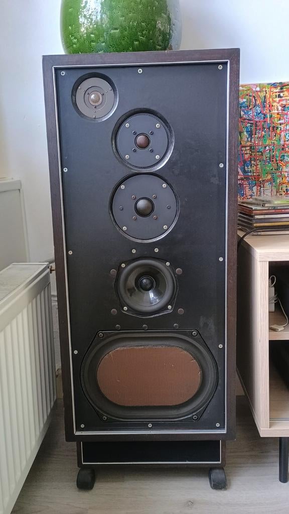 KEF Kefkit 3 2 luidsprekers uit de jaren '70 - Topstaat, Overige merken, Ophalen of Verzenden, Zo goed als nieuw, Minder dan 60 watt