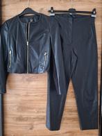 Zara damesbroek en jasje Maat S leatherlook, Ophalen of Verzenden, Nieuw, Zwart, Lang