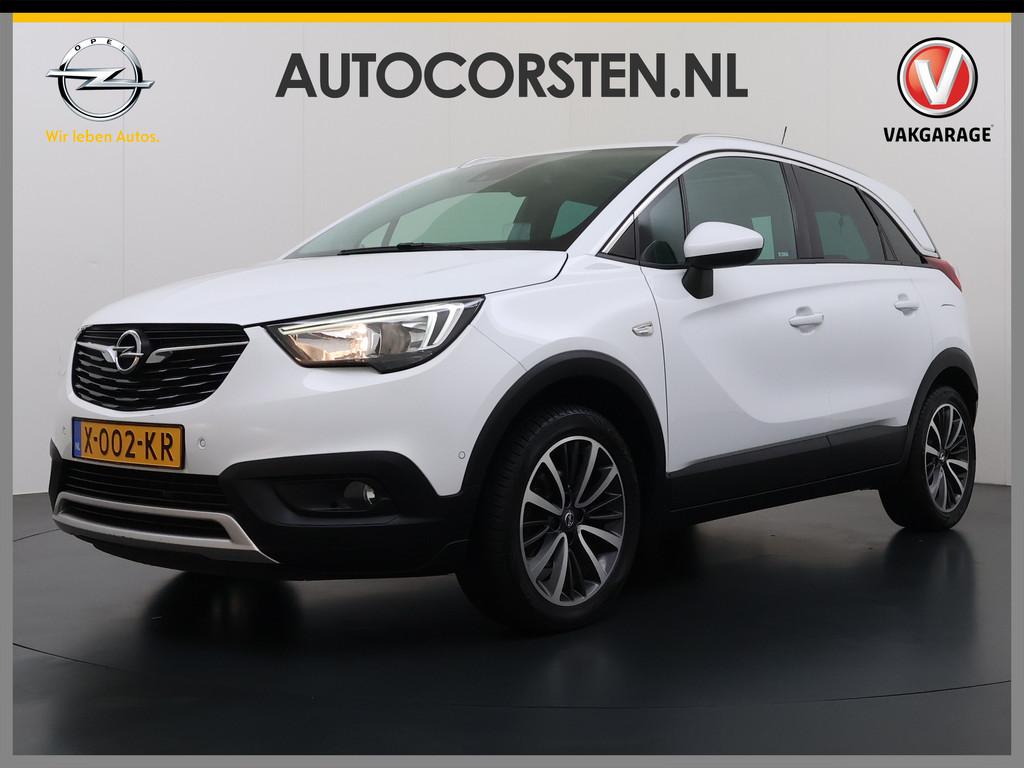 Opel Crossland X 1.2T 111pk AUTOMAAT Pano-Dak HUD 360Camer, Auto's, Opel, 840 kg, Gebruikt, 1178 kg, Leder en Stof