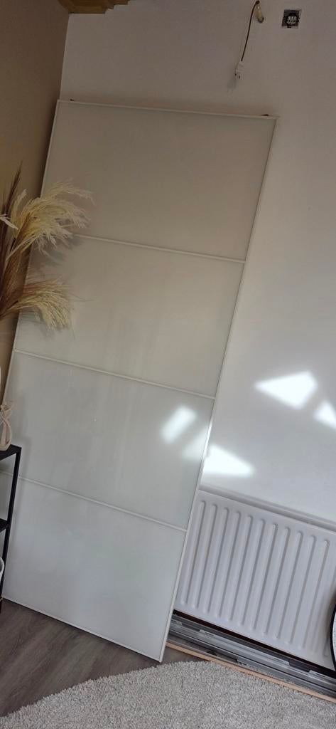 Kastdeur wit glas, Ophalen of Verzenden