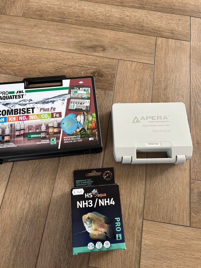 aquarium testset nitriet, nietraat, ammoniak & PH, Dieren en Toebehoren, Vissen | Aquaria en Toebehoren, Zo goed als nieuw, Overige typen